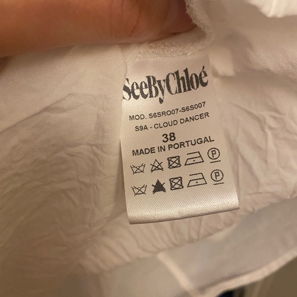 See by Chloe Cloud Dancer dress - size 38 (medium) - Picture 4 of 7